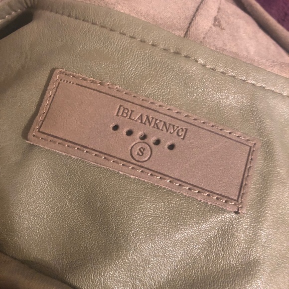 Sage Leather & Suede Moto Jacket - Picture 4 of 4